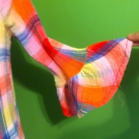 Beach lunch lounge plaid to with ruffles - Picture 2 of 5